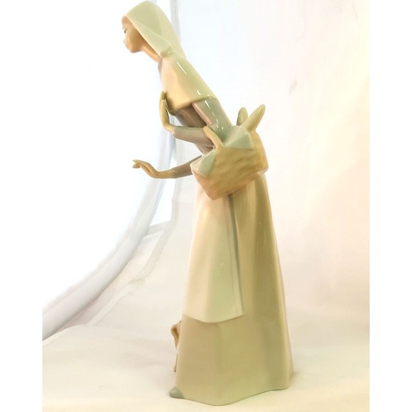 LLADRO Spain Porcelain SHEPHERDESS w DOG GIRL 10 3/4"h Figurine #1034 Glazed - Picture 2 of 13